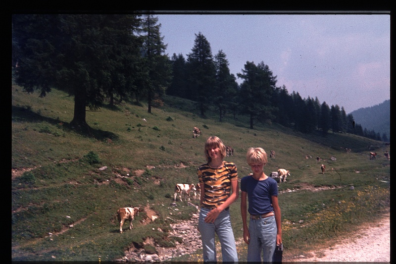 04.Eggeralm jun 1976 Marion,Peter.JPG